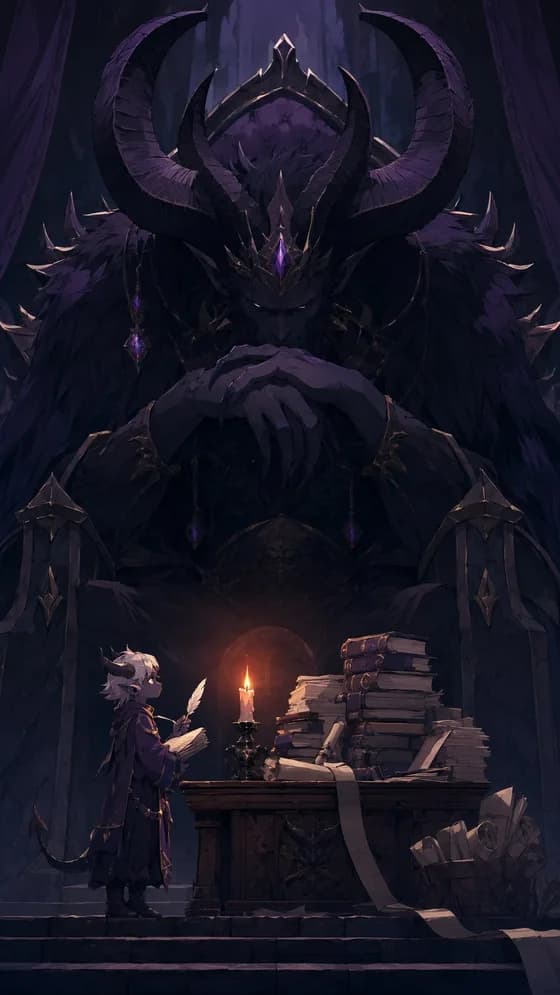 角色卡「The Demon King's Auditor」封面